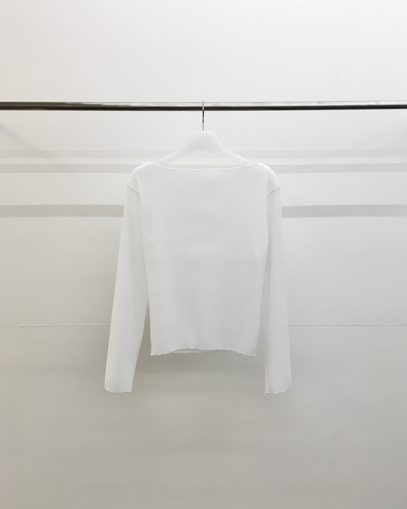 HEMP-P東大門實拍女裝新款人氣真品推薦長袖T恤船領褶裥hemp長袖T恤