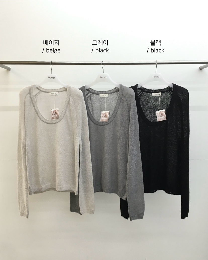 HEMP-P東大門代購女士新款時尚推薦熱賣人氣職業休閑針織衫hemp針織衫