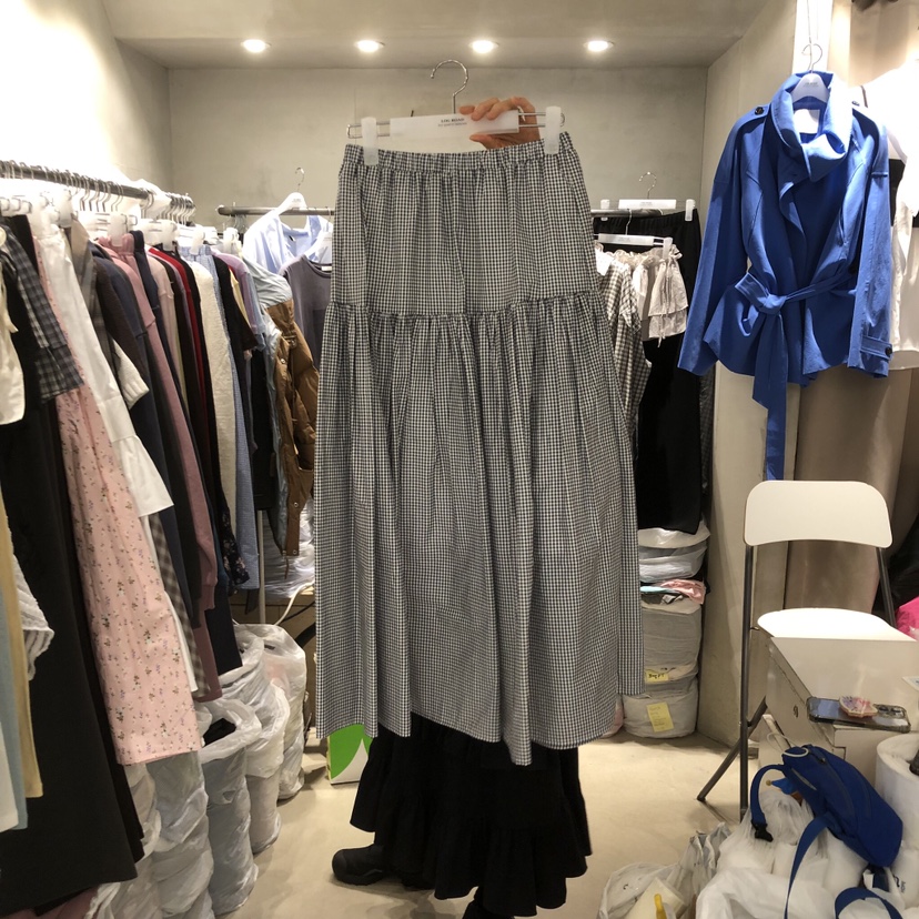 LOGROAD東大門實拍女士新款26春夏熱賣休閑真品推薦時尚長裙LOG ROAD長裙圖色1