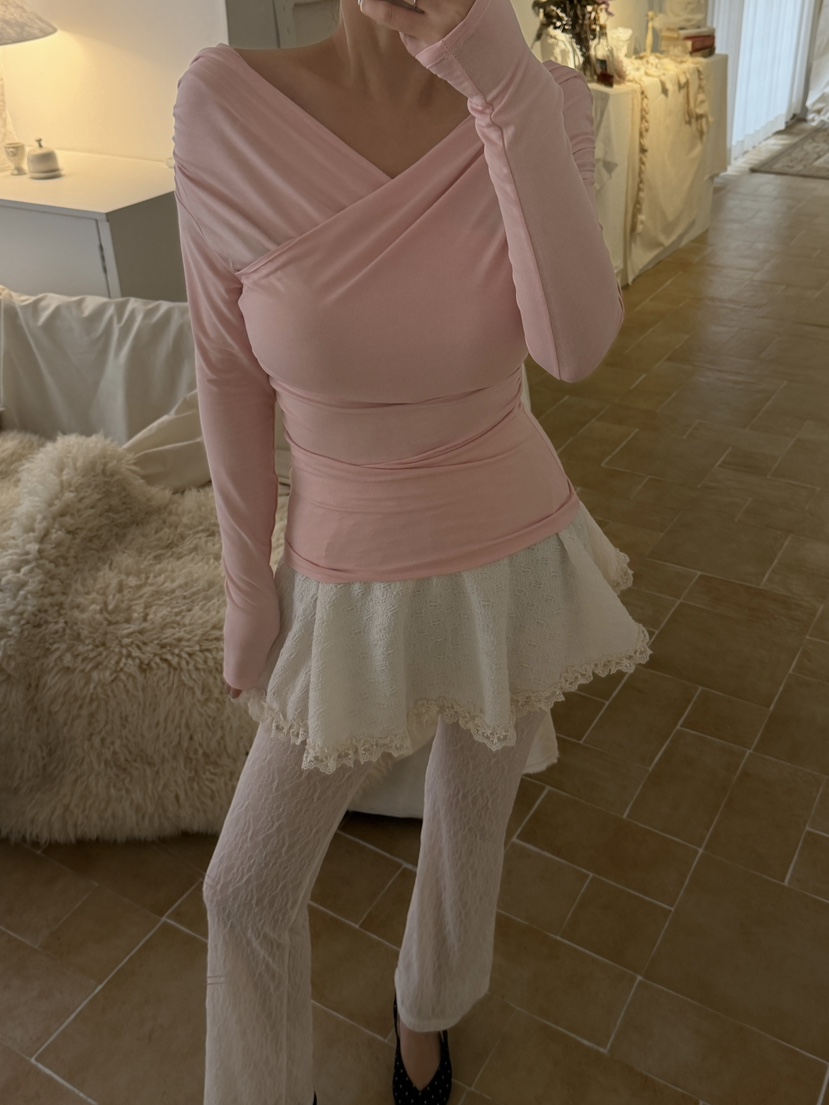 81 MARKET-L東大門實拍女士新品時尚職業休閑人氣長袖T恤81 MARKET-L長袖T恤