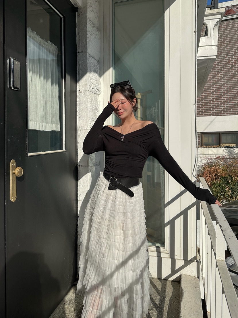 81 MARKET-L東大門實拍女士新品時尚職業休閑人氣長袖T恤81 MARKET-L長袖T恤