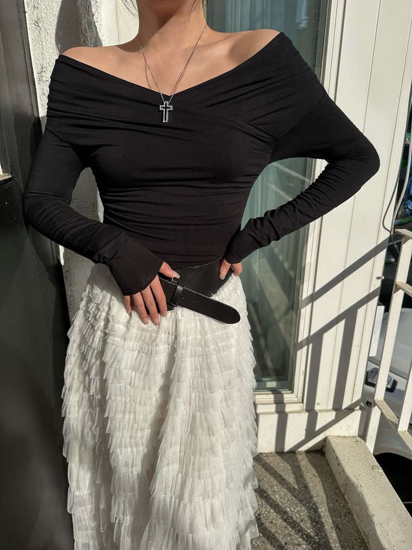 81 MARKET-L東大門實拍女士新品時尚職業休閑人氣長袖T恤81 MARKET-L長袖T恤