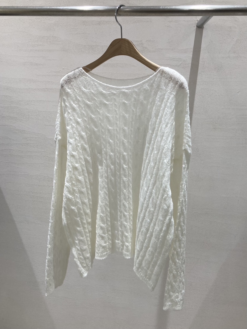 ROUGH東大門代購女裝新款時尚推薦熱賣職業26春夏針織衫船領ROUGH針織衫圖色1