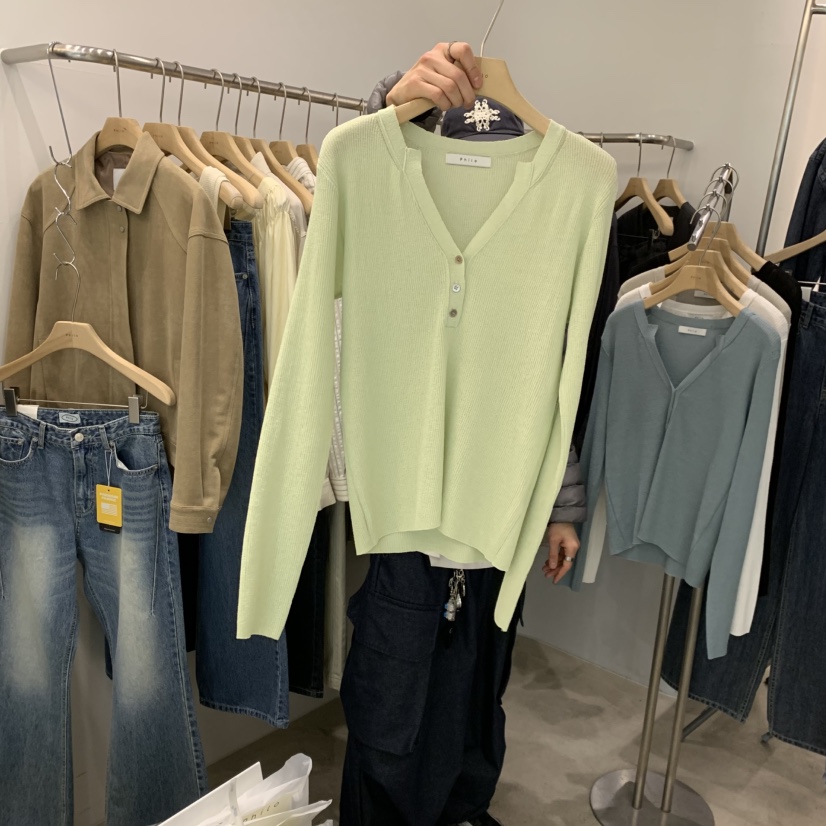 PHILO東大門代購女士新款人氣時尚休閑推薦真品熱賣針織衫PHILO針織衫圖色1