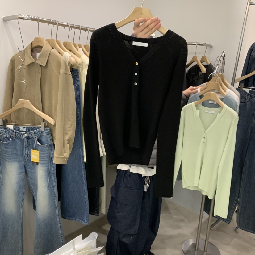 PHILO東大門代購女士新款人氣時尚休閑推薦真品熱賣針織衫PHILO針織衫圖色5