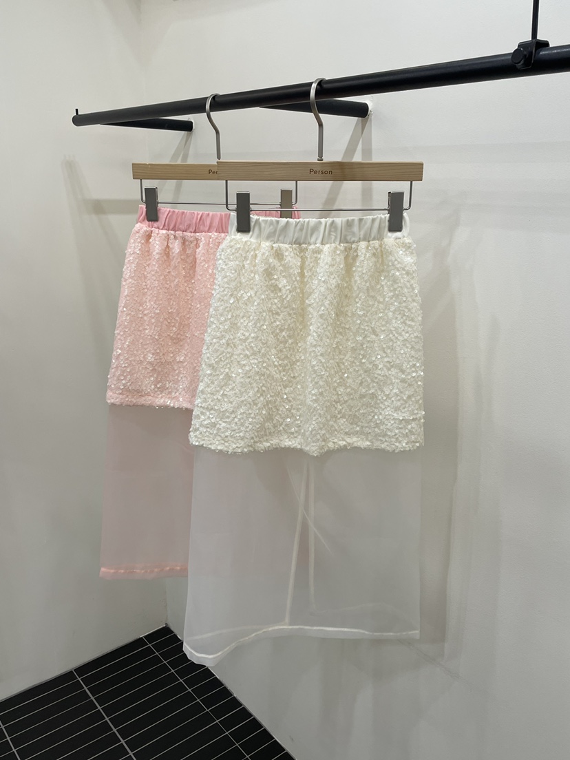 PERSON東大門直郵女士新款時尚真品休閑職業推薦長裙透明PERSON長裙