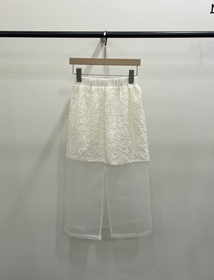 PERSON東大門直郵女士新款時尚真品休閑職業推薦長裙透明PERSON長裙