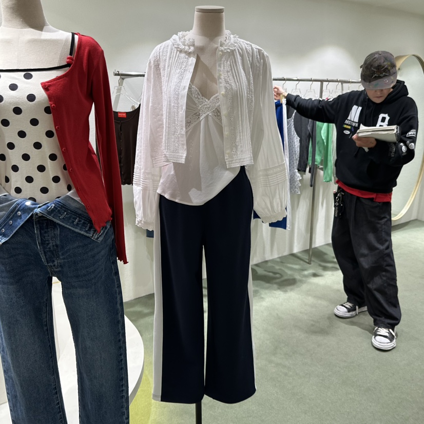 JERRY HALL-P東大門直郵女裝新款真品職業推薦休閑褲條紋JERRY HALL休閑褲