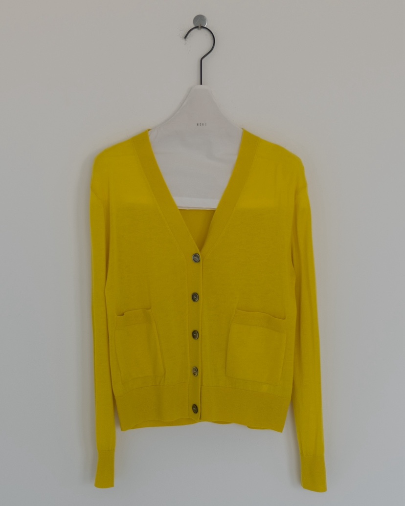 HONG-P東大門實拍女士新品熱賣26春夏時尚針織衫口袋紐扣HONG-P針織衫圖色4