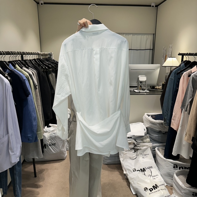 RE STOCK東大門直郵女士新款時尚休閑推薦人氣襯衫蕾絲衫RE STOCK襯衫/蕾絲衫