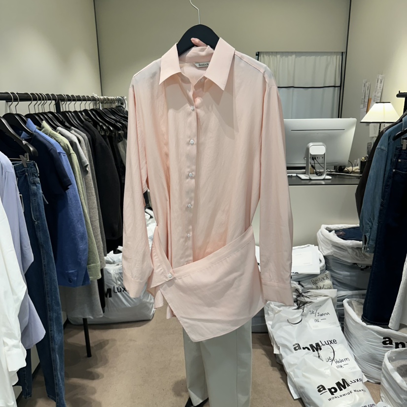 RE STOCK東大門直郵女士新款時尚休閑推薦人氣襯衫蕾絲衫RE STOCK襯衫/蕾絲衫圖色3