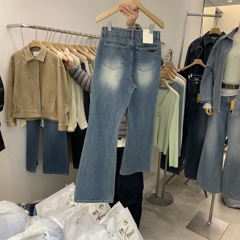 PHILO東大門代購女裝新品熱賣26春夏真品推薦人氣時尚牛仔褲PHILO牛仔褲