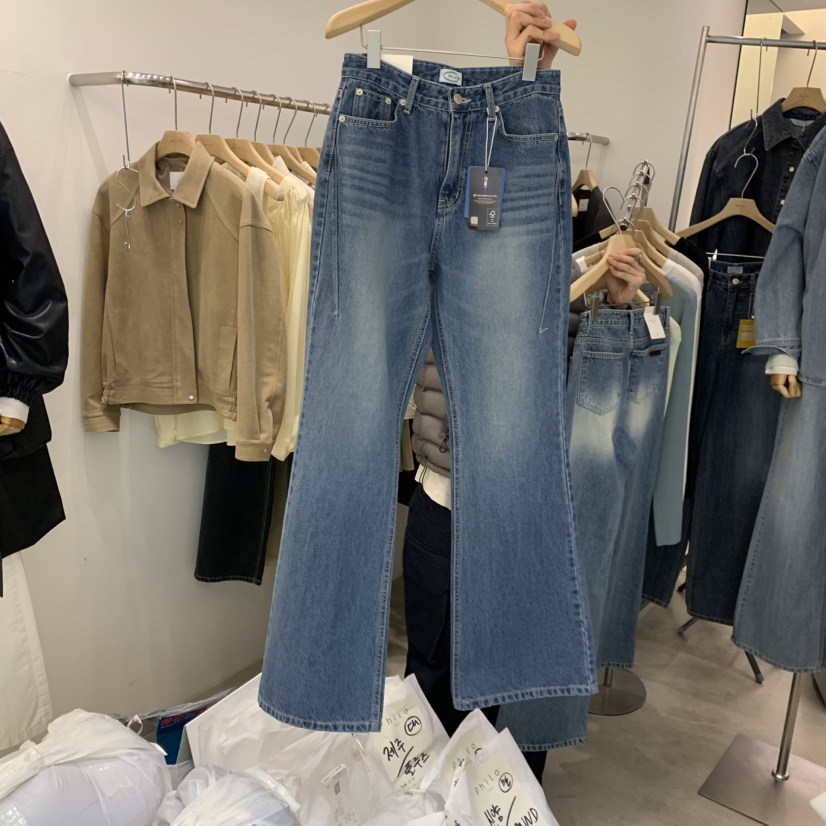 PHILO東大門代購女裝新品熱賣26春夏真品推薦人氣時尚牛仔褲PHILO牛仔褲圖色2