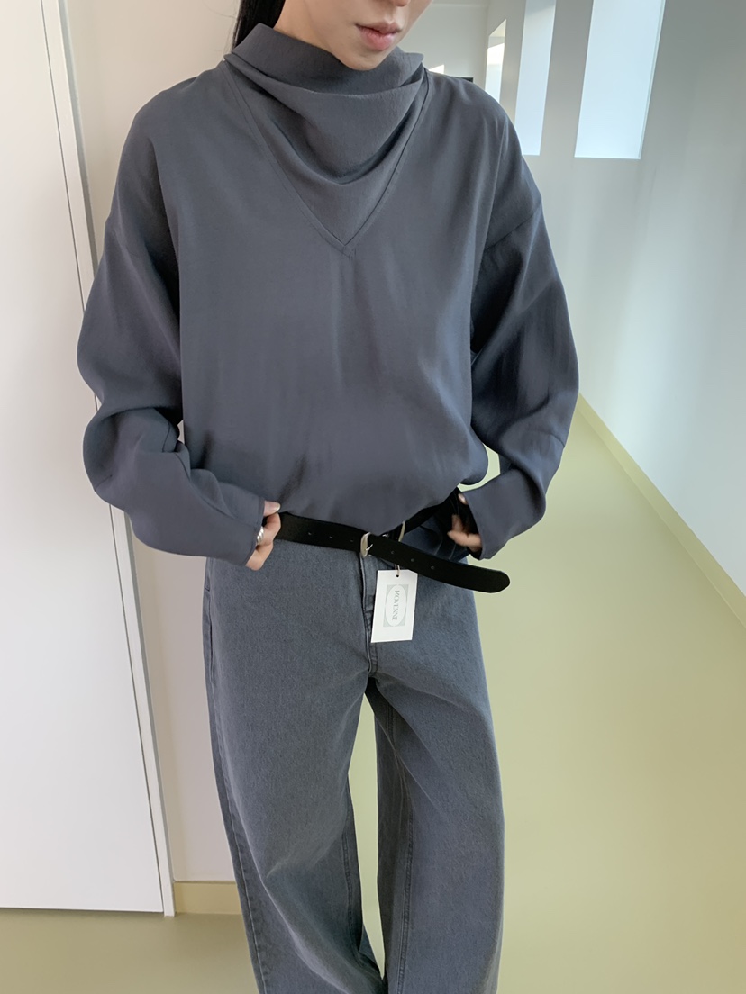 MOVENNE東大門實拍女裝新款26春夏職業休閑人氣襯衫蕾絲衫MOVENNE襯衫/蕾絲衫