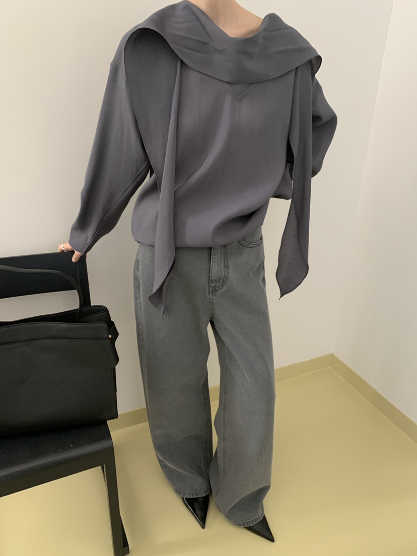 MOVENNE東大門實拍女裝新款26春夏職業休閑人氣襯衫蕾絲衫MOVENNE襯衫/蕾絲衫