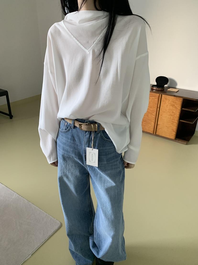 MOVENNE東大門實拍女裝新款26春夏職業休閑人氣襯衫蕾絲衫MOVENNE襯衫/蕾絲衫