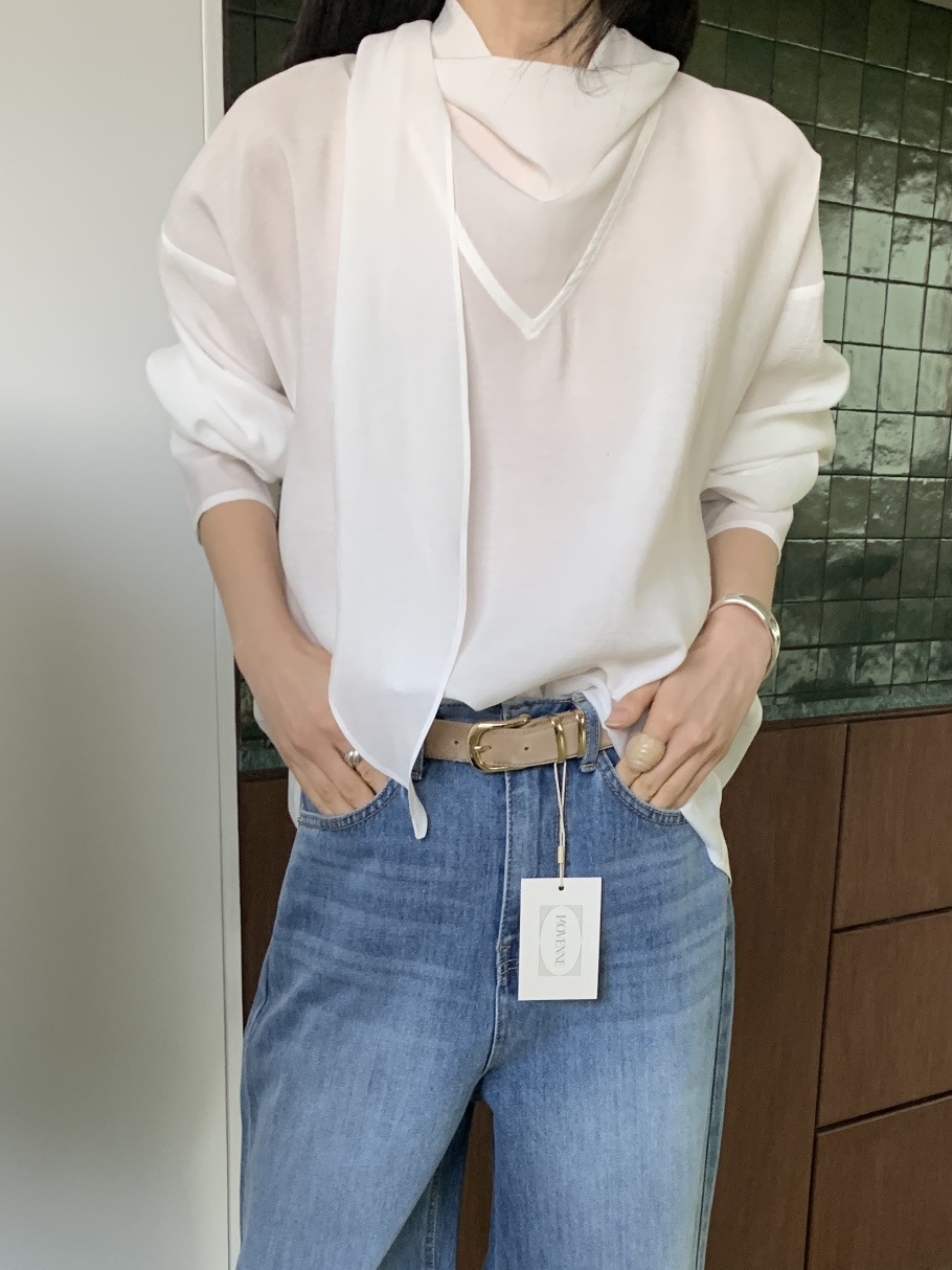 MOVENNE東大門實拍女裝新款26春夏職業休閑人氣襯衫蕾絲衫MOVENNE襯衫/蕾絲衫