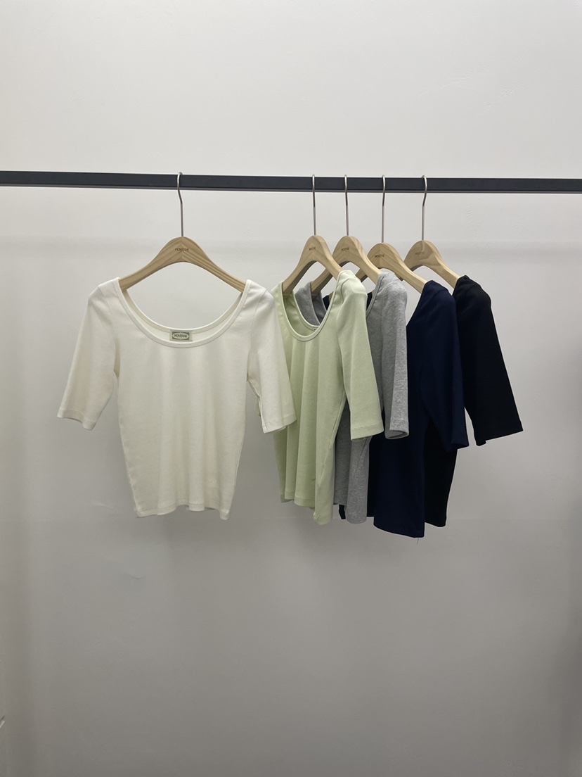 MOVENNE韓國直郵女士新款真品休閑時尚熱賣26春夏職業T恤MOVENNET恤