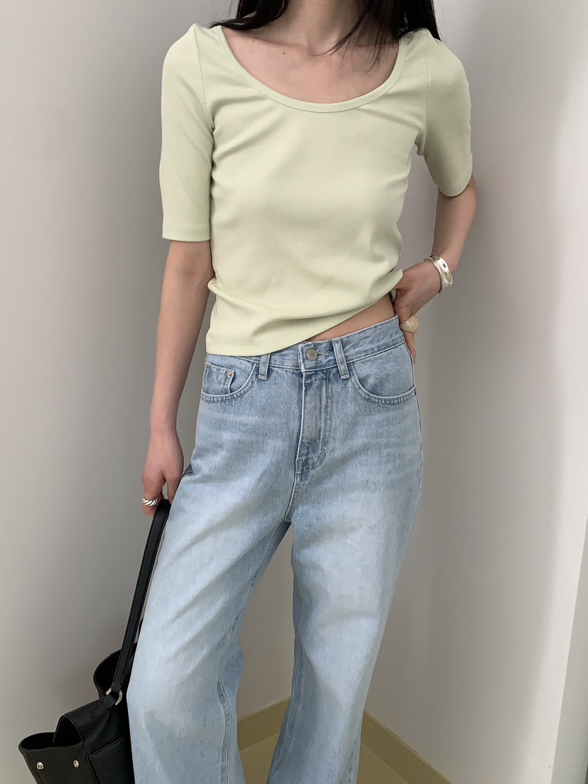 MOVENNE韓國直郵女士新款真品休閑時尚熱賣26春夏職業T恤MOVENNET恤