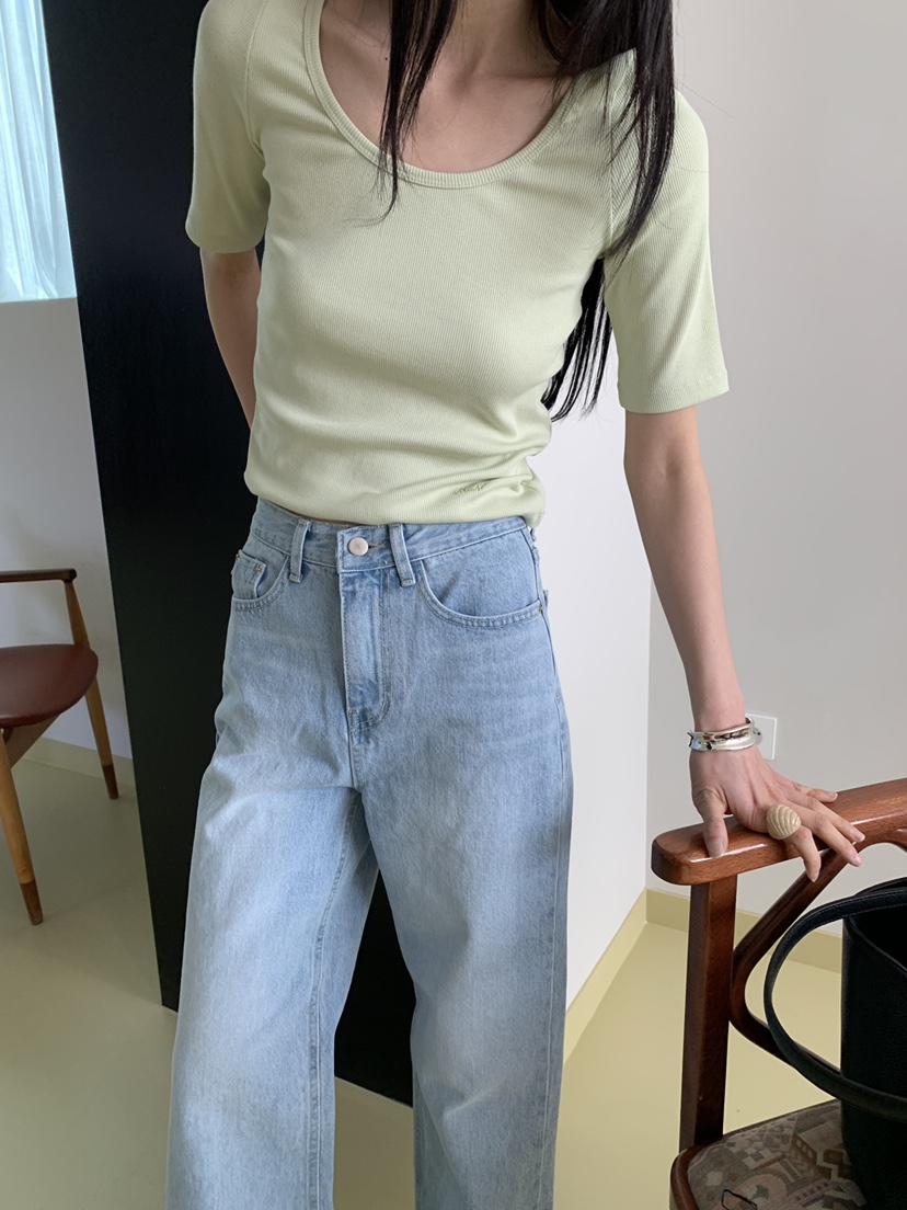 MOVENNE韓國直郵女士新款真品休閑時尚熱賣26春夏職業T恤MOVENNET恤