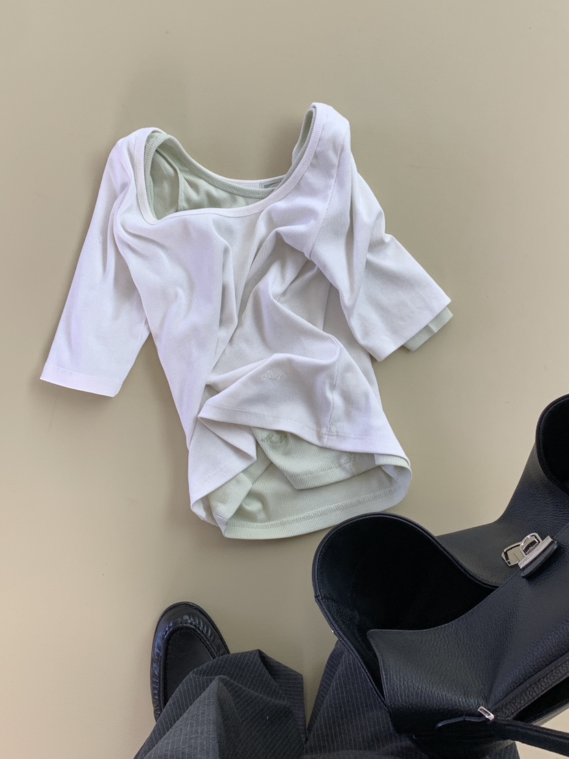 MOVENNE韓國直郵女士新款真品休閑時尚熱賣26春夏職業T恤MOVENNET恤