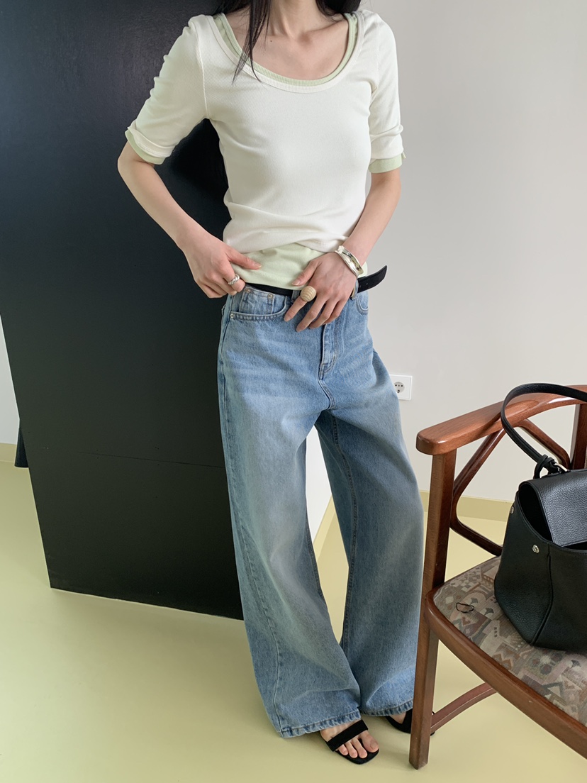 MOVENNE韓國直郵女士新款真品休閑時尚熱賣26春夏職業T恤MOVENNET恤