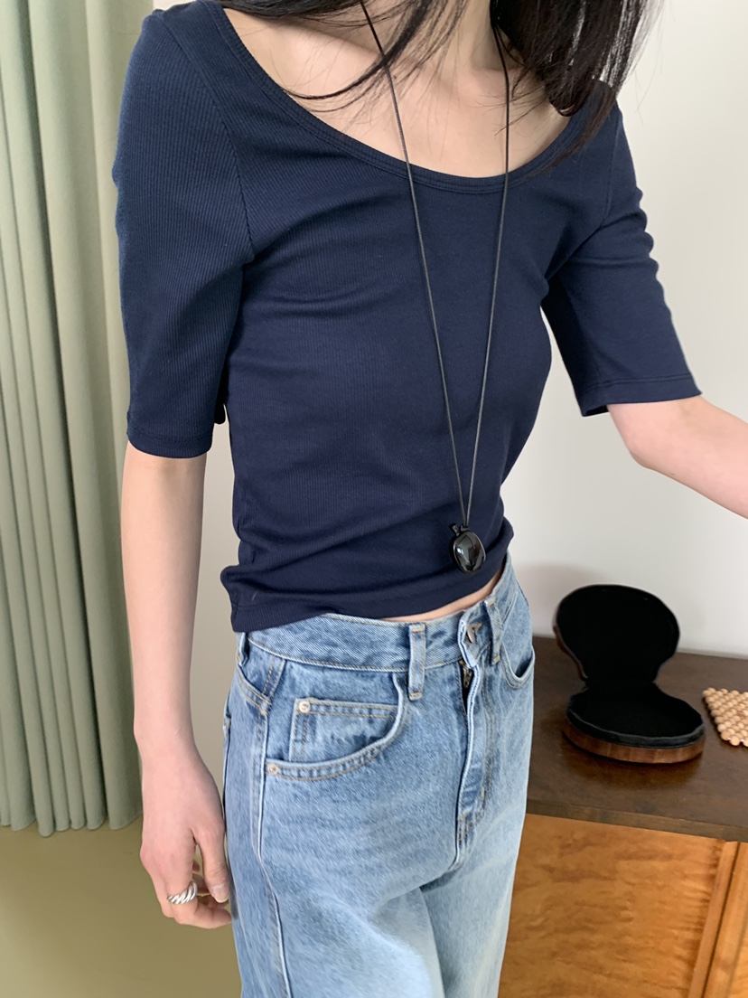 MOVENNE韓國直郵女士新款真品休閑時尚熱賣26春夏職業T恤MOVENNET恤