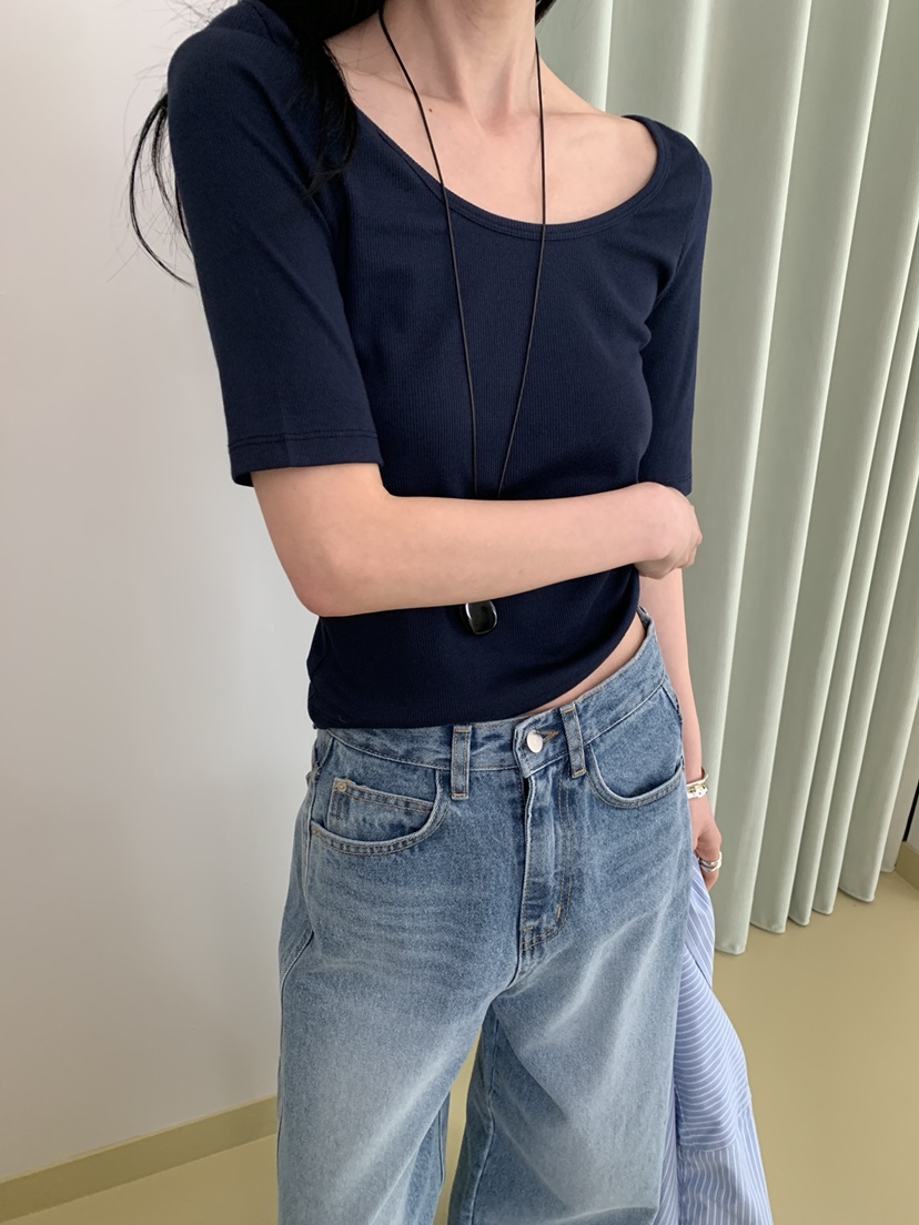 MOVENNE韓國直郵女士新款真品休閑時尚熱賣26春夏職業T恤MOVENNET恤