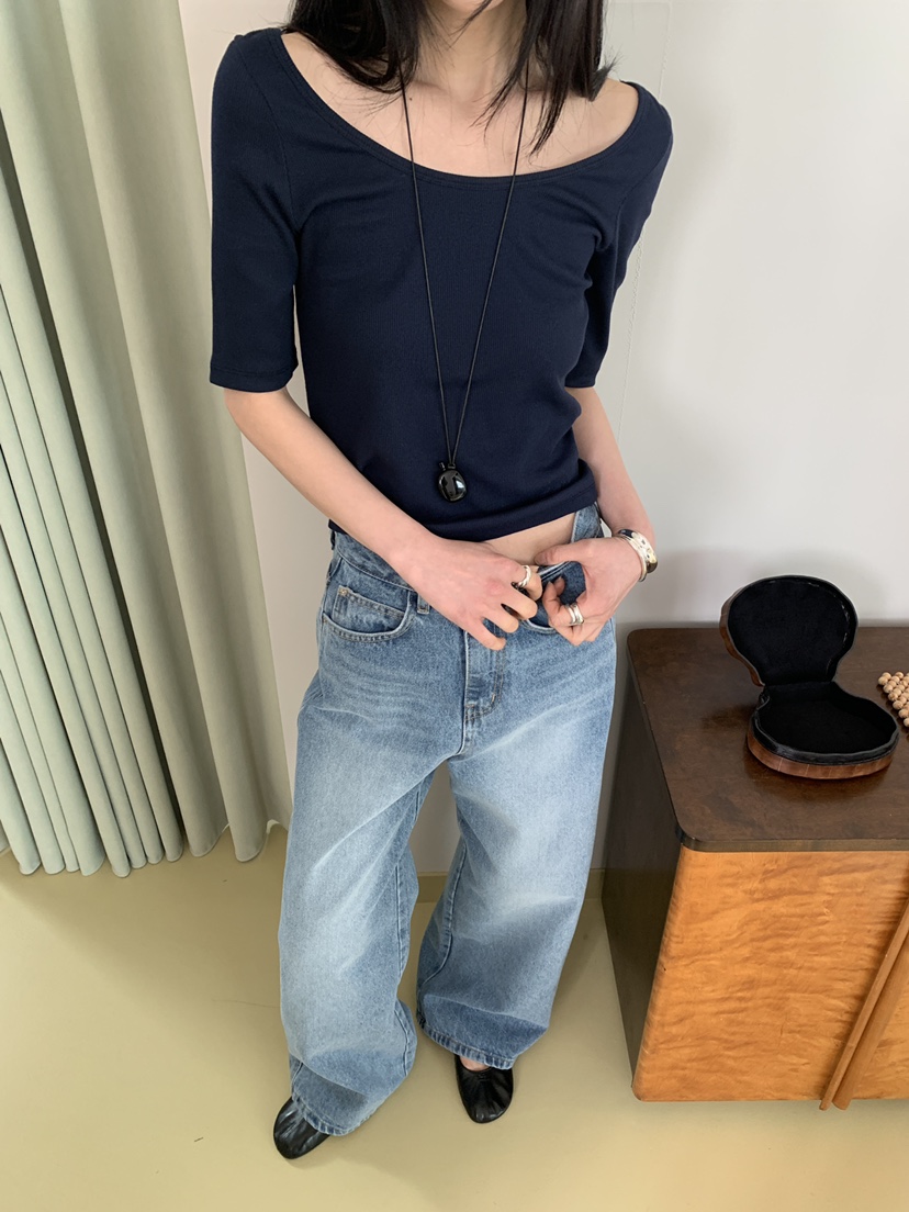 MOVENNE韓國直郵女士新款真品休閑時尚熱賣26春夏職業T恤MOVENNET恤