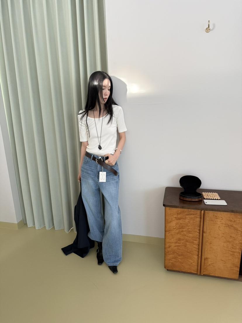 MOVENNE韓國直郵女士新款真品休閑時尚熱賣26春夏職業T恤MOVENNET恤