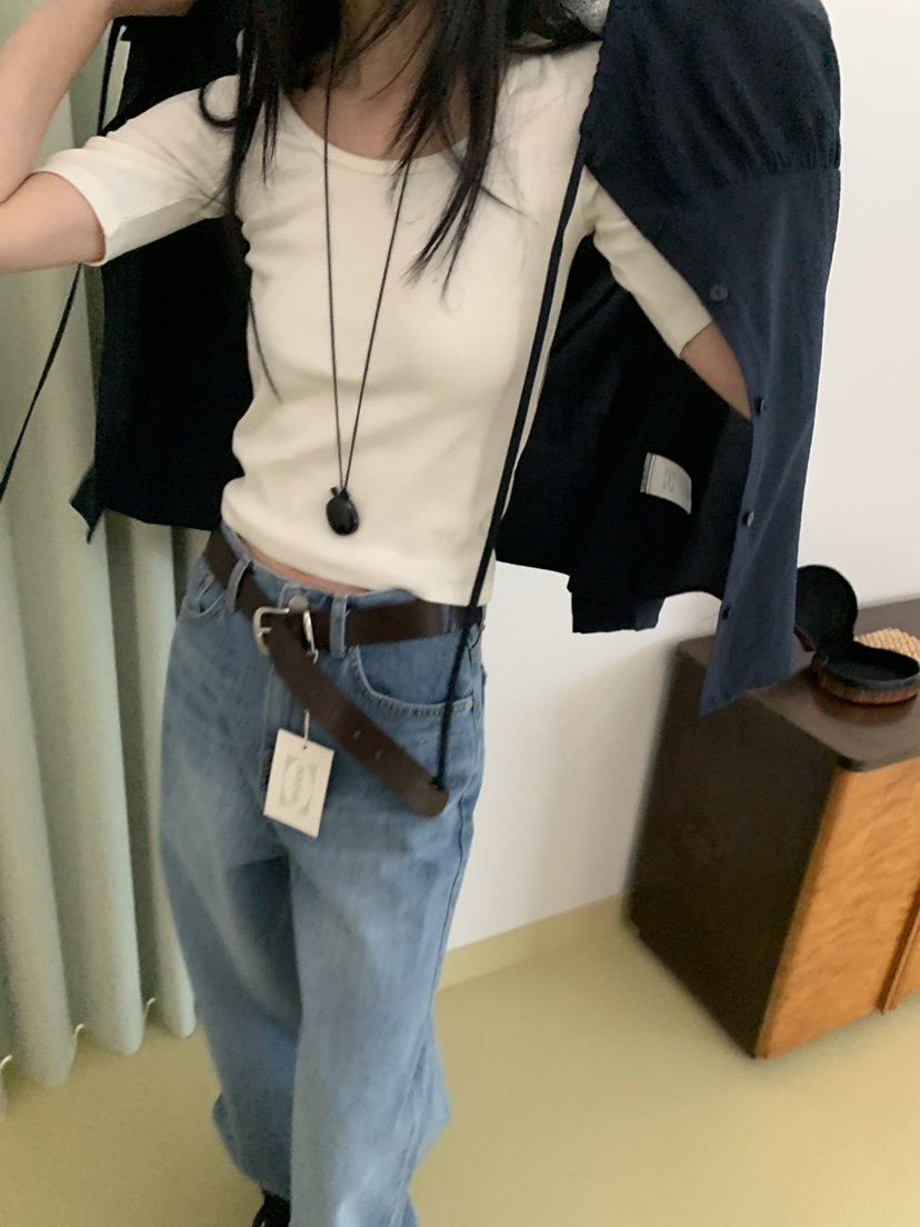 MOVENNE韓國直郵女士新款真品休閑時尚熱賣26春夏職業T恤MOVENNET恤