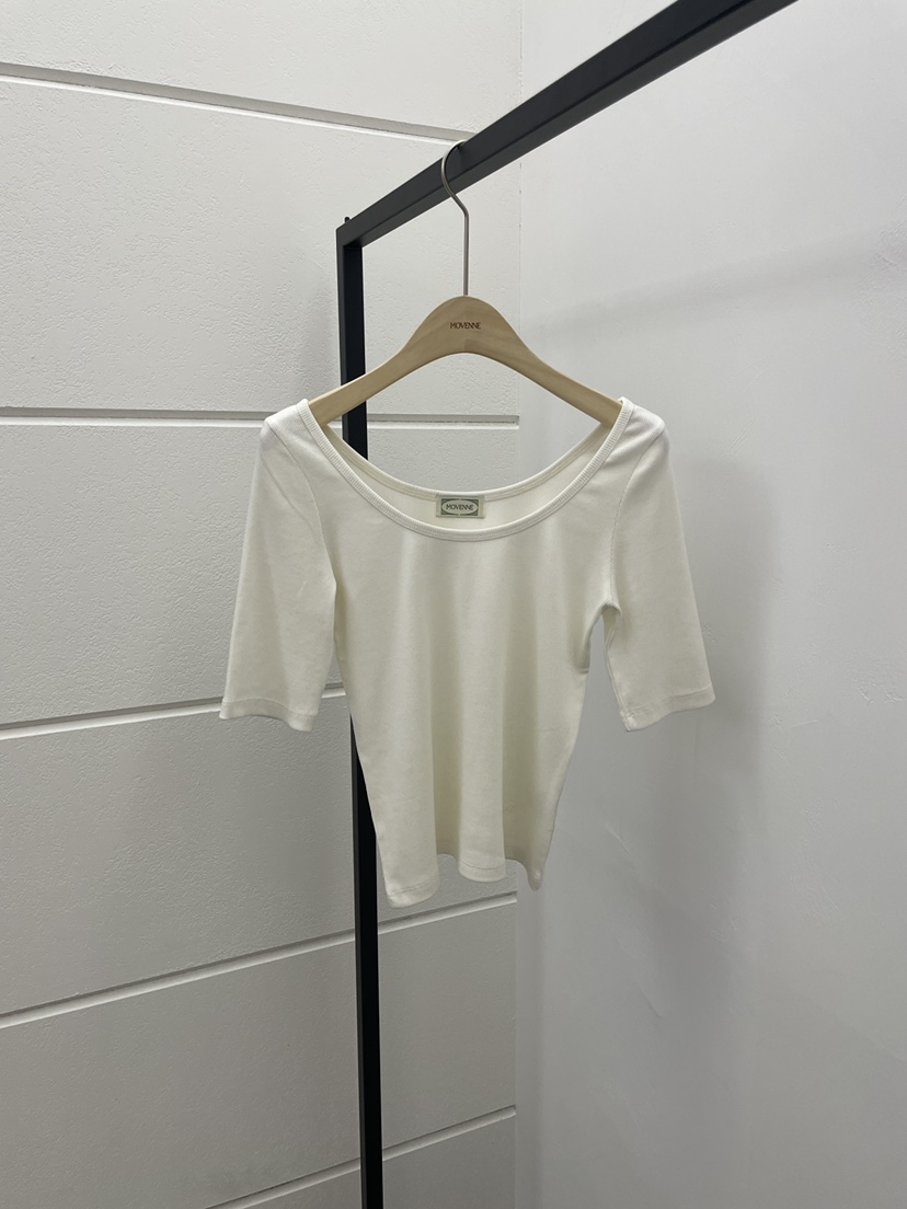 MOVENNE韓國直郵女士新款真品休閑時尚熱賣26春夏職業T恤MOVENNET恤圖色1