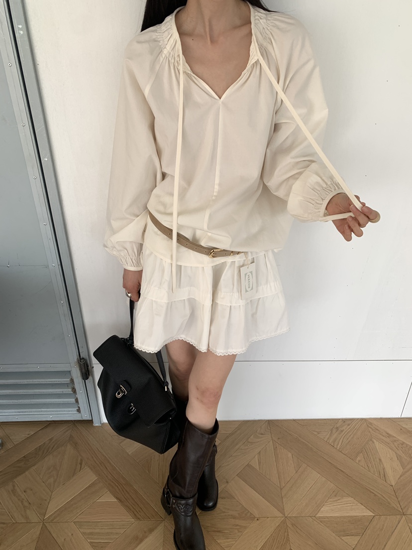 MOVENNE東大門實拍女裝新品26春夏人氣休閑時尚熱賣推薦短裙MOVENNE短裙