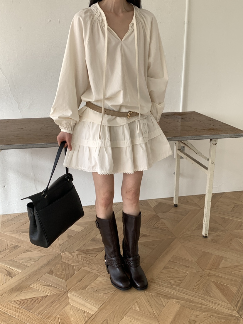 MOVENNE東大門實拍女裝新品26春夏人氣休閑時尚熱賣推薦短裙MOVENNE短裙