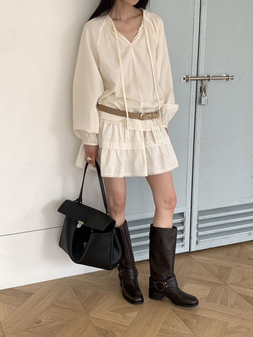 MOVENNE東大門實拍女裝新品26春夏人氣休閑時尚熱賣推薦短裙MOVENNE短裙