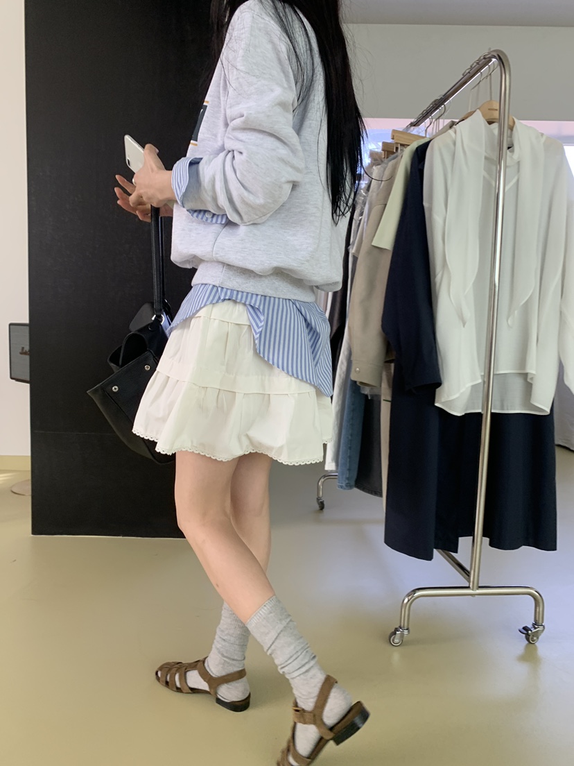 MOVENNE東大門實拍女裝新品26春夏人氣休閑時尚熱賣推薦短裙MOVENNE短裙