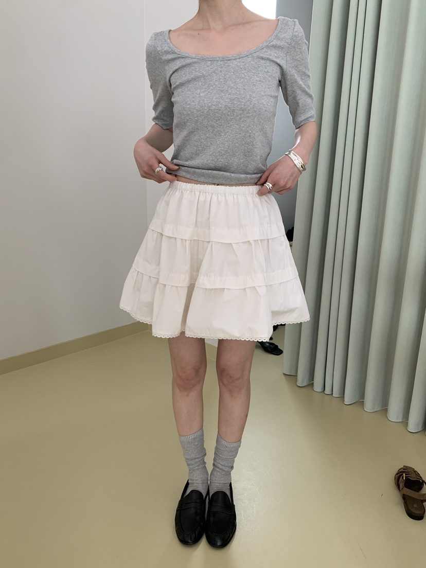 MOVENNE東大門實拍女裝新品26春夏人氣休閑時尚熱賣推薦短裙MOVENNE短裙