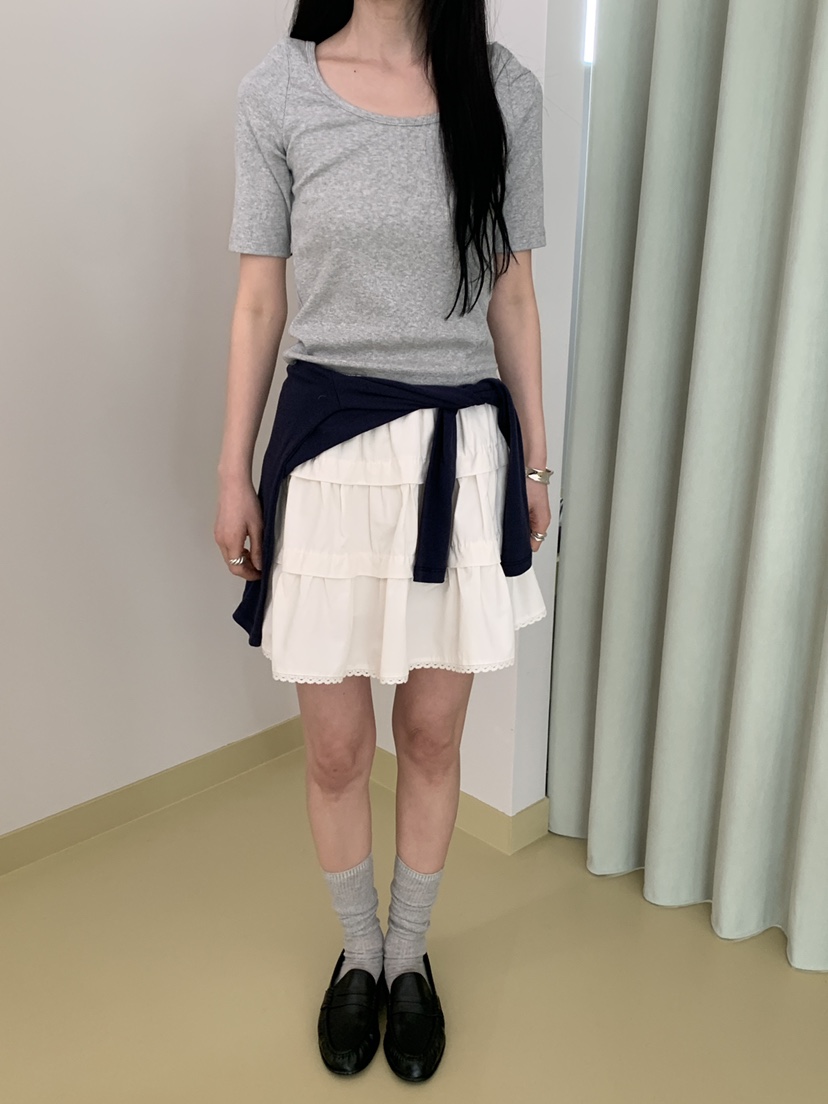 MOVENNE東大門實拍女裝新品26春夏人氣休閑時尚熱賣推薦短裙MOVENNE短裙