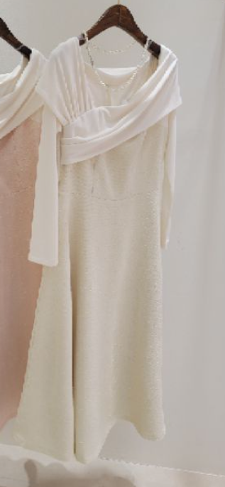 CATS韓國直郵女士新款推薦時尚職業休閑熱賣人氣連衣裙露肩CAT.S連衣裙圖色3