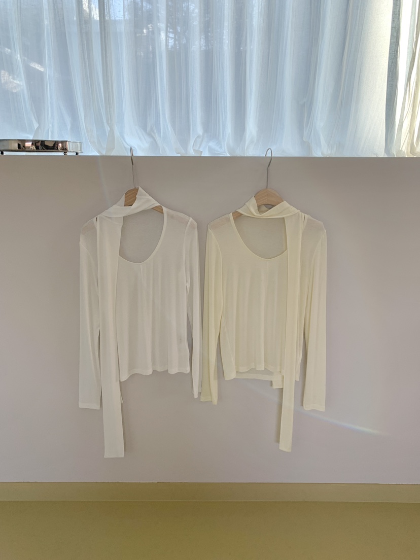 MOVENNE東大門直郵女裝新品推薦時尚26春夏人氣長袖T恤絲綢MOVENNE長袖T恤