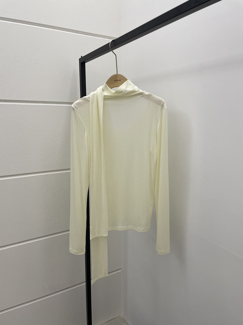 MOVENNE東大門直郵女裝新品推薦時尚26春夏人氣長袖T恤絲綢MOVENNE長袖T恤圖色2