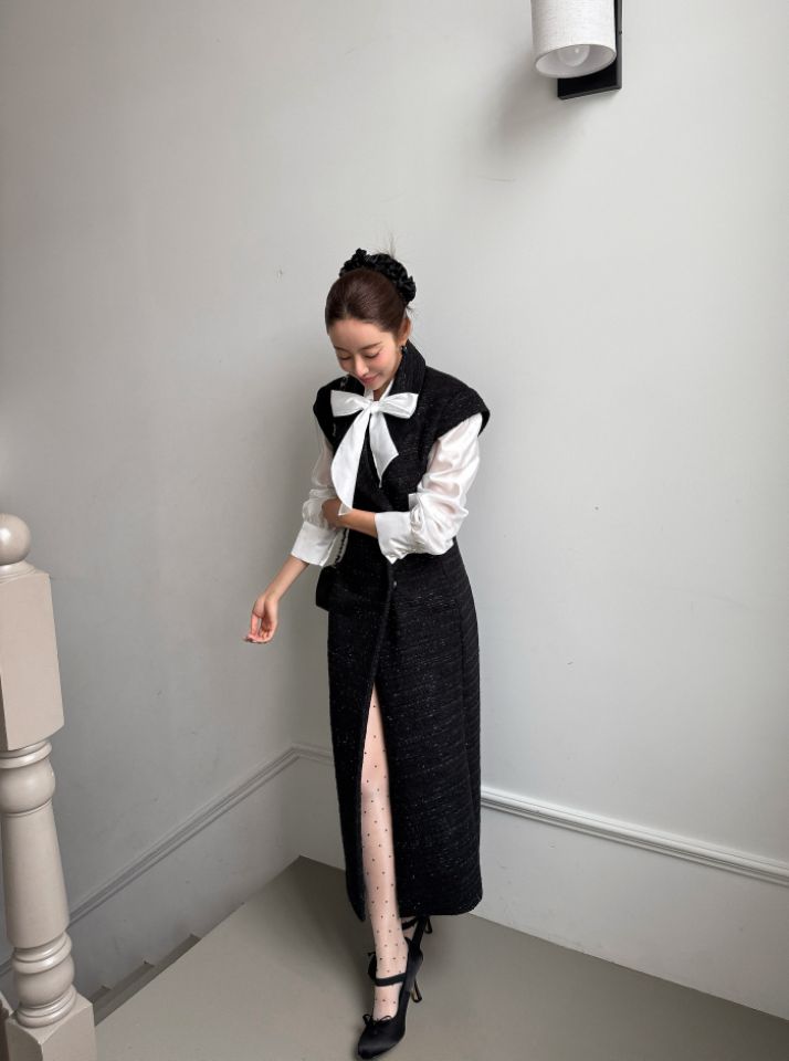 CATS東大門實拍女士新款休閑時尚26春夏推薦連衣裙不含內搭CAT.S連衣裙