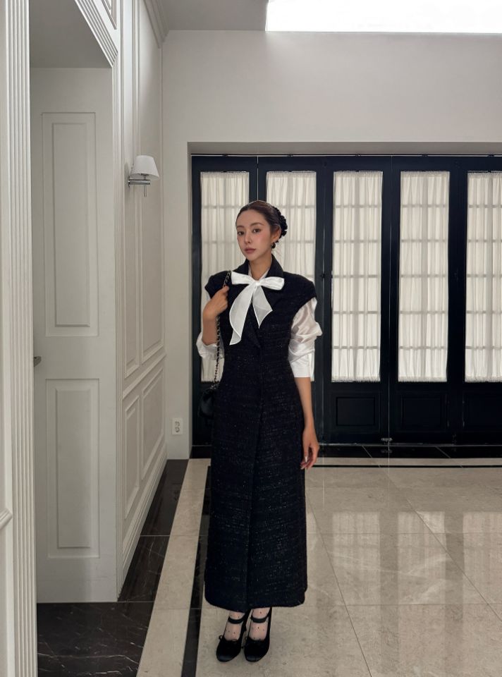 CATS東大門實拍女士新款休閑時尚26春夏推薦連衣裙不含內搭CAT.S連衣裙圖色2