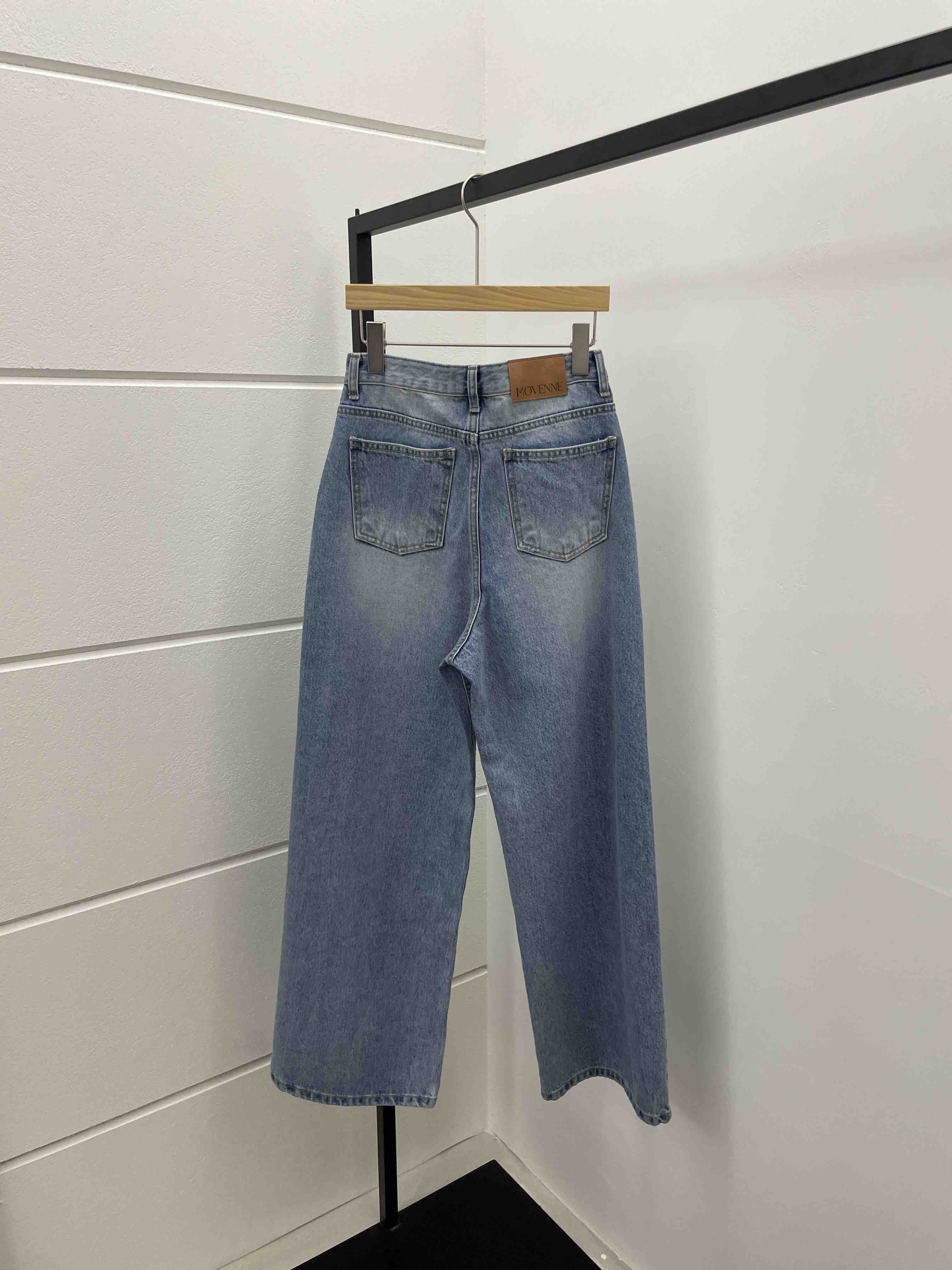 MOVENNE東大門實拍女裝新款熱賣休閑真品26春夏時尚牛仔褲MOVENNE牛仔褲