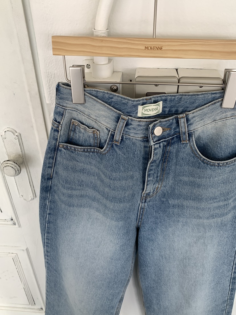 MOVENNE東大門實拍女裝新款熱賣休閑真品26春夏時尚牛仔褲MOVENNE牛仔褲