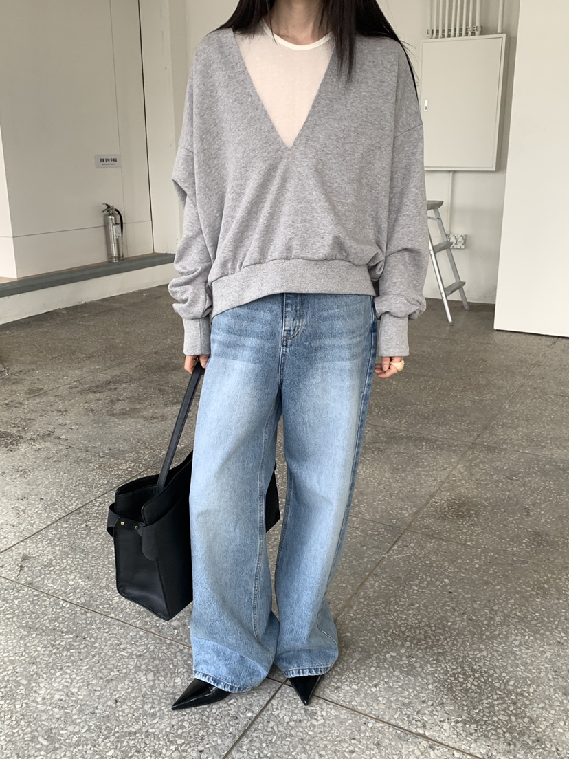 MOVENNE東大門實拍女裝新款熱賣休閑真品26春夏時尚牛仔褲MOVENNE牛仔褲