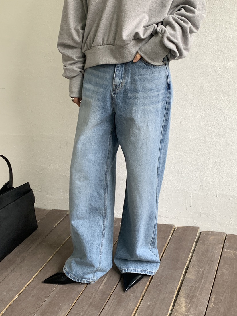 MOVENNE東大門實拍女裝新款熱賣休閑真品26春夏時尚牛仔褲MOVENNE牛仔褲