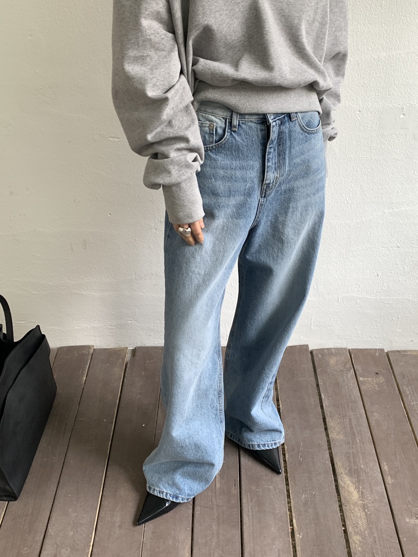 MOVENNE東大門實拍女裝新款熱賣休閑真品26春夏時尚牛仔褲MOVENNE牛仔褲