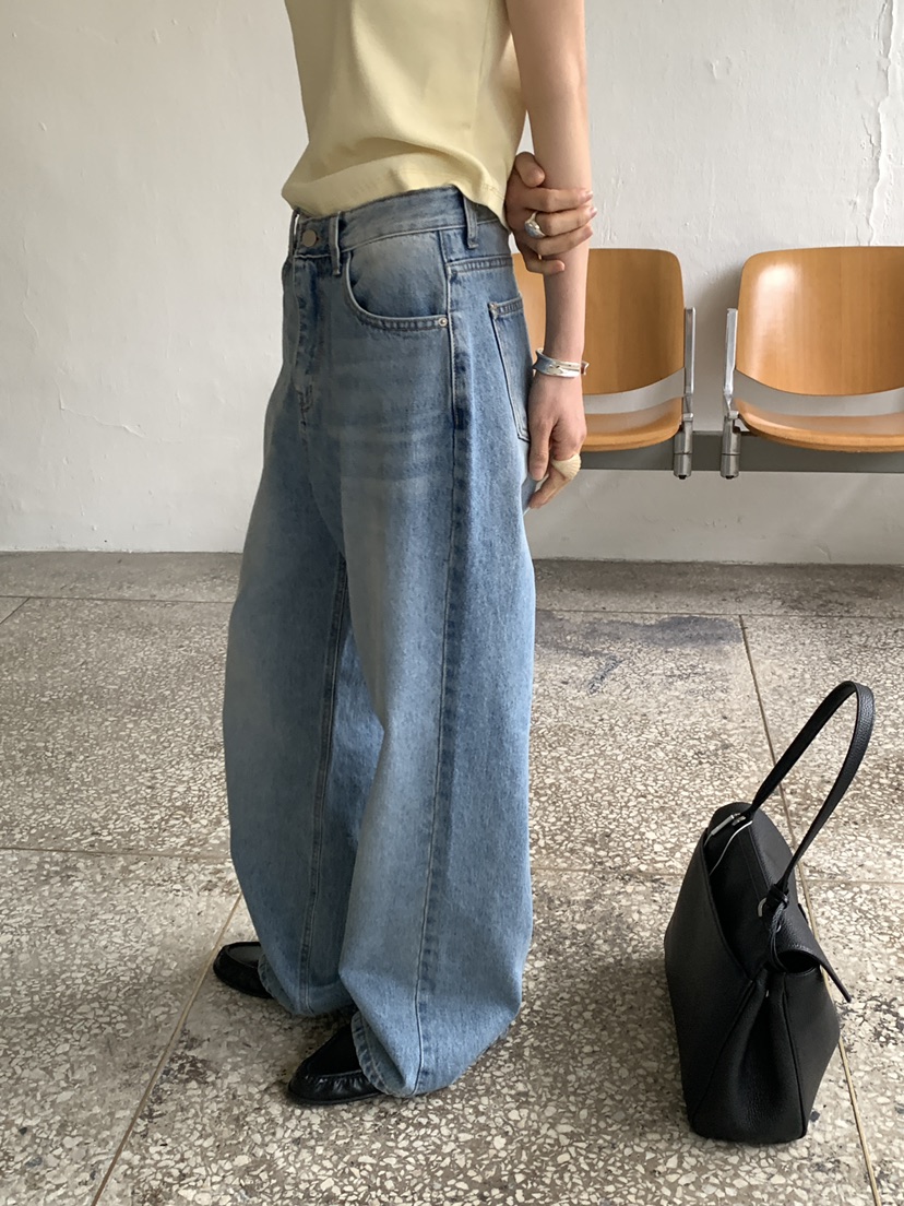 MOVENNE東大門實拍女裝新款熱賣休閑真品26春夏時尚牛仔褲MOVENNE牛仔褲