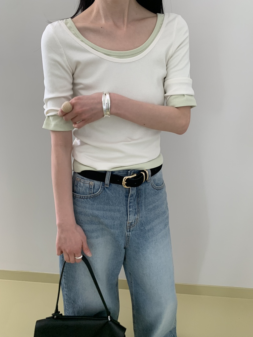 MOVENNE東大門實拍女裝新款熱賣休閑真品26春夏時尚牛仔褲MOVENNE牛仔褲